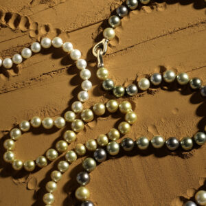 Instant classic pearl strands with South Sea and Tahiti pearls